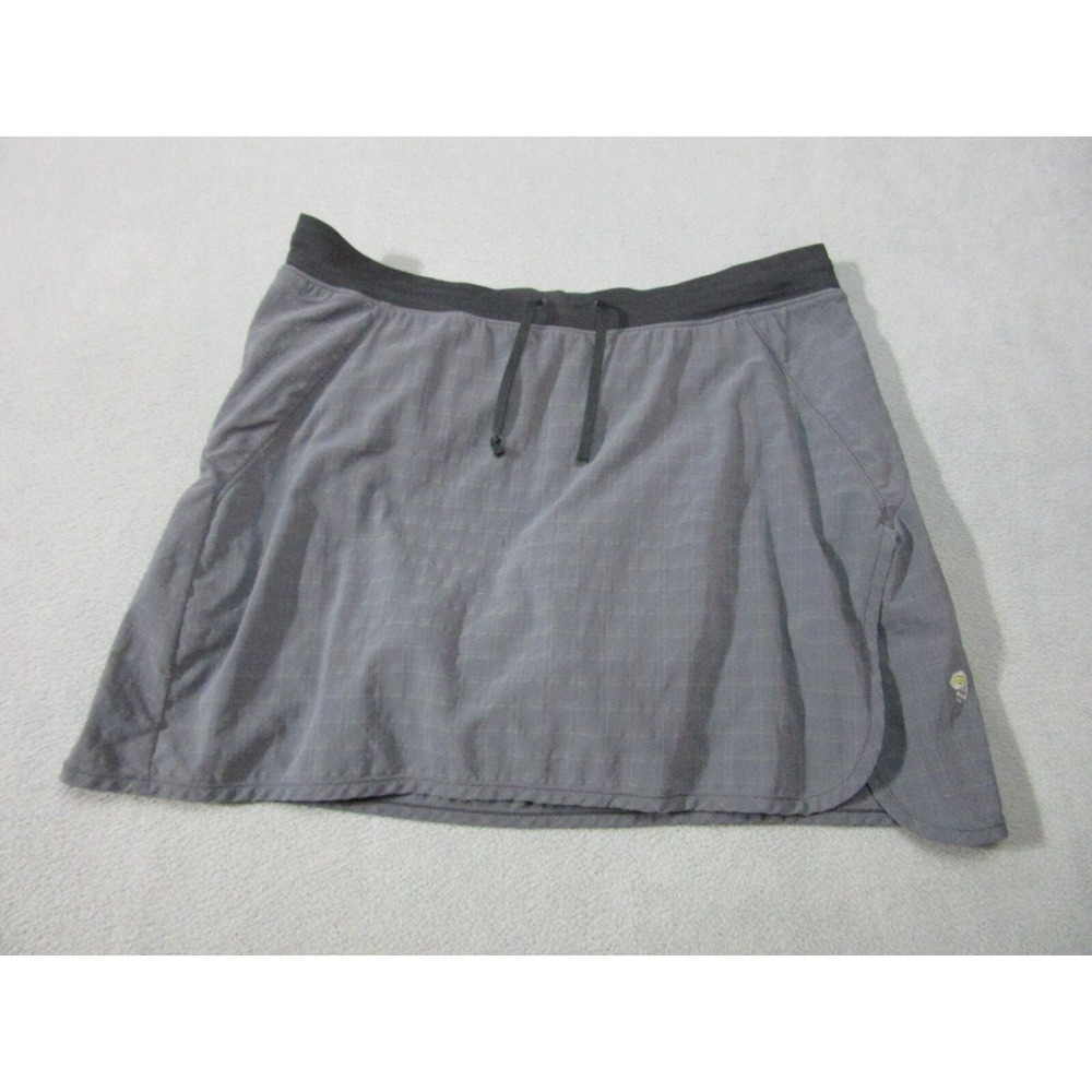Mountain Hardwear Skort Womens 30 Gray Excellent Outdoor Tennis Golf Pockets